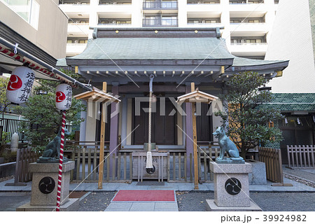宮益御嶽神社の拝殿(東京都渋谷区) 宮益御嶽神社の拝殿(東京都渋谷区) 39924982