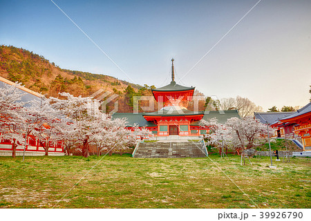 長野善光寺雲上殿の写真素材