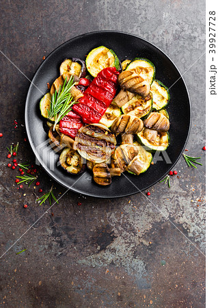 Grilled vegetable salad Grilled vegetable salad 39927728