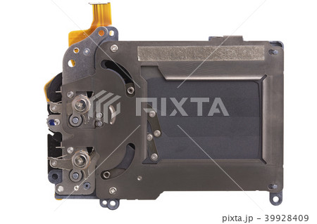 Shutter mechanism of a photographic camera. 39928409