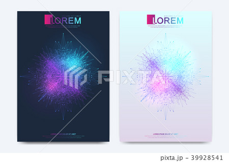 Modern vector template for brochure, leaflet, flyer, cover, catalog, magazine or annual report in A4 39928541