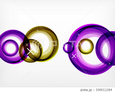 Flying abstract circles, vector geometric background, color air bubbles, web banner template Flying abstract circles, vector geometric background, color air bubbles, web banner template 39931284