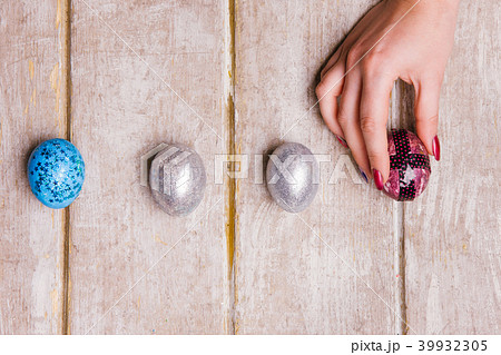 easter eggs colorful glitter design festive decor easter eggs colorful glitter design festive decor 39932305