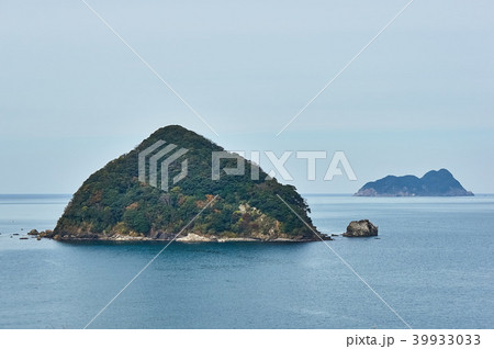 福井県　世久見湾と烏辺島 39933033