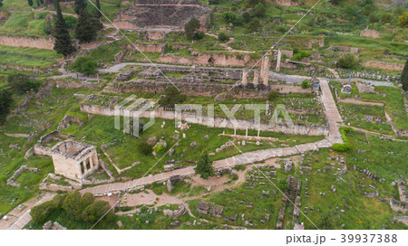 Aerial view of archaeological site of ancient Aerial view of archaeological site of ancient 39937388