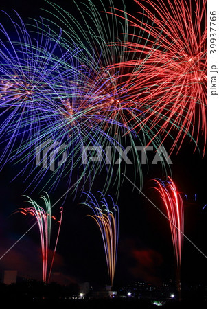 伊丹花火大会 兵庫県 伊丹市 の写真素材