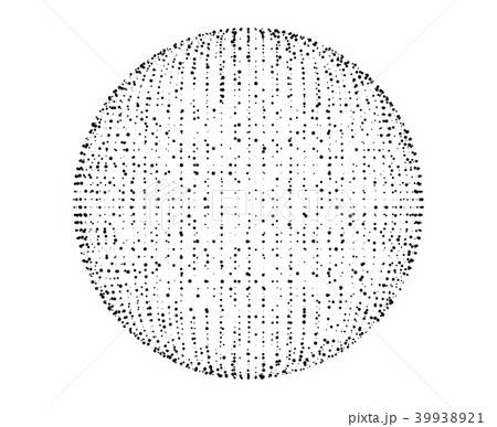 Sphere shape with network connection dots Sphere shape with network connection dots 39938921