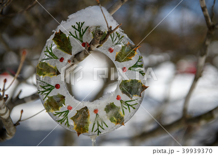 氷のリース・清里　清泉寮の冬（山梨県） 39939370