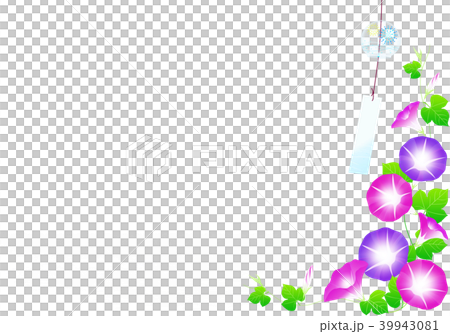 朝顔と風鈴　夏イメージ 39943081