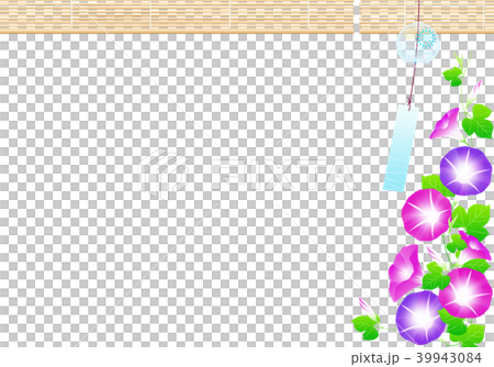 Morning glory and wind bell summer image 39943084