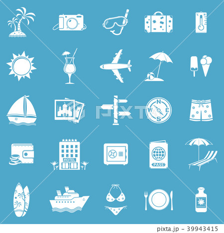 Set of travel icons 39943415