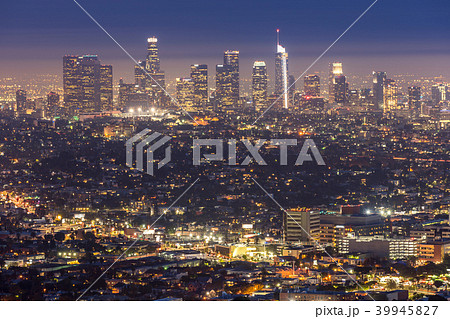 Los Angeles Downtown sunset 39945827