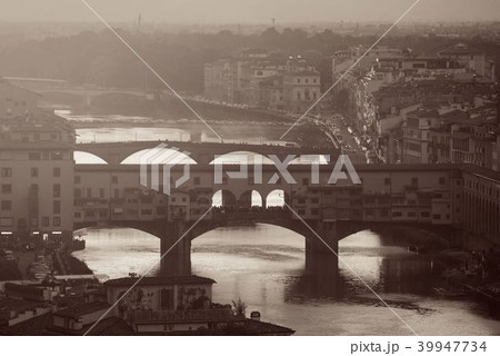 Florence skyline bw 39947734