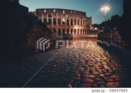 Colosseum Rome night 39947995