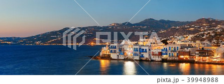 Mykonos Little Venice panorama 39948988