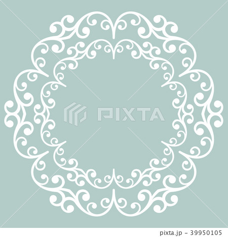 Elegant Vector Ornament in Classic Style 39950105