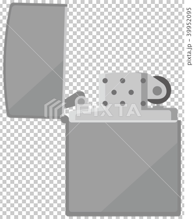 オイル式ライターのイメージイラスト（火なし） 39952095