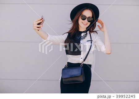 beautiful young girls outdoors in Sunny weather beautiful young girls outdoors in Sunny weather 39952245