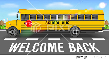 school bus on road going back to school 39952787