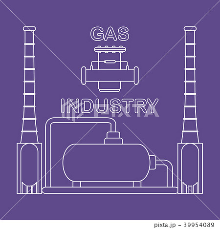 Gas processing plant Gas filter. 39954089