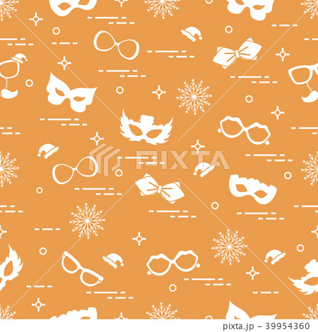 Seamless pattern of different carnival Seamless pattern of different carnival 39954360