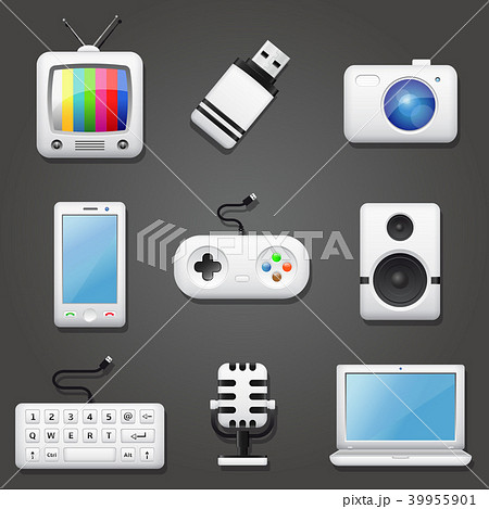 Technology Icons Set Technology Icons Set 39955901