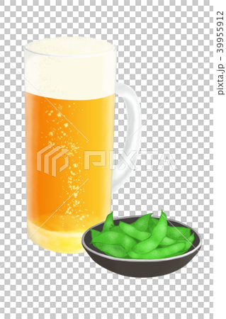 啤酒和毛豆。 39955912