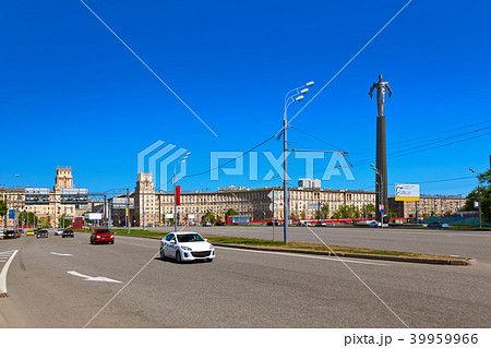Yuri Gagarin monument - Moscow Russia Yuri Gagarin monument - Moscow Russia 39959966