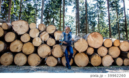 Mother and child in backpack Mother and child in backpack 39962260