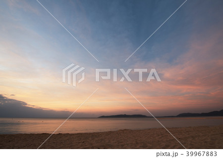 フサキビーチの夕景 フサキビーチの夕景 39967883