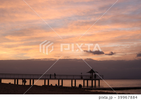 フサキビーチの夕景 フサキビーチの夕景 39967884