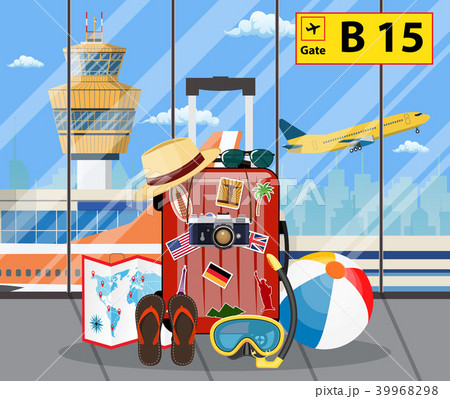 International airport concept. International airport concept. 39968298