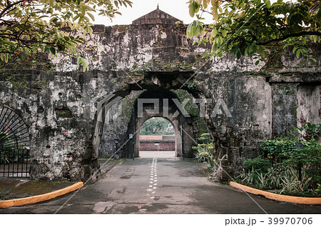 Ruined Old wall Fort Santiago, Manila, Philippines 39970706