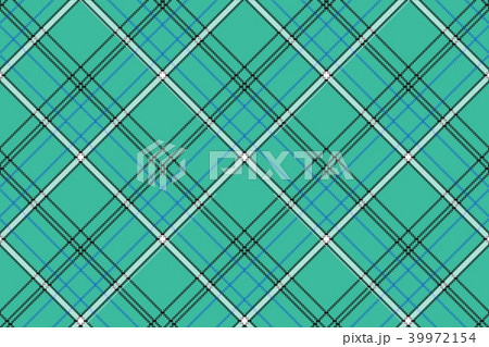 Green blue check plaid pixel seamless pattern 39972154