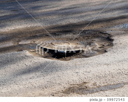 Terrible pit on the road Terrible pit on the road 39972543