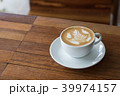 Hot Coffee latte with beuatiful milk foam. 39974157