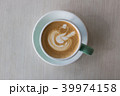 Hot Coffee latte with beuatiful milk foam. 39974158