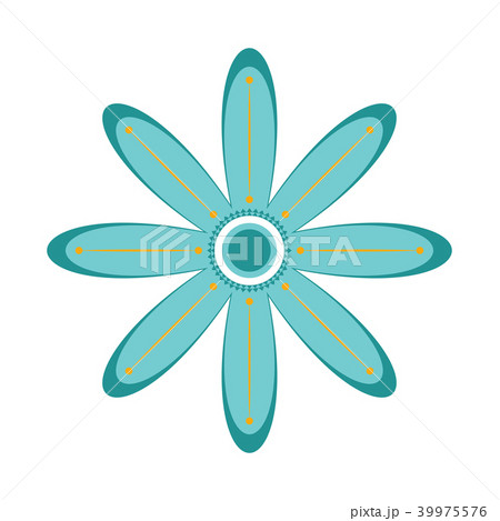 Cute flower icon 39975576