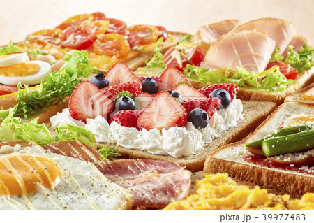オープンサンドイッチ (open sandwich) オープンサンドイッチ (open sandwich) 39977483