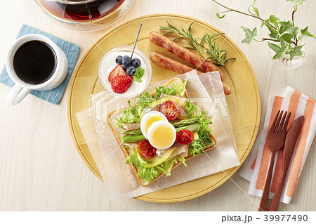 オープンサンドイッチ (open sandwich) 39977490