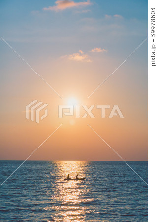 Sunset with sea Sunset with sea 39978603