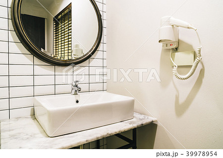 Faucet and sink decoration in bathroom Faucet and sink decoration in bathroom 39978954