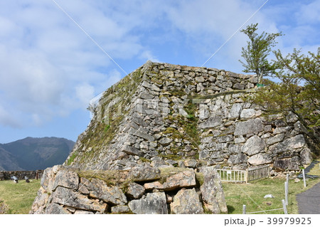 竹田城跡　天守台　石垣 39979925