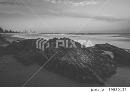 Burleigh Heads beach during the day. Burleigh Heads beach during the day. 39980135