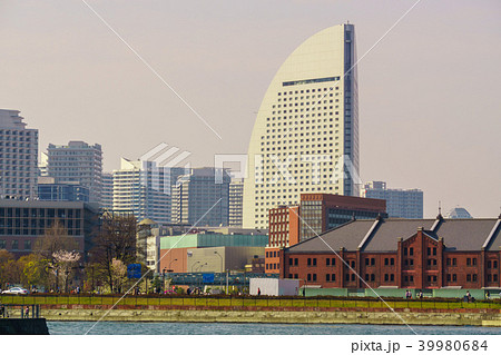[神奈川県]　横浜市　みなとみらい　横浜港　風景 39980684