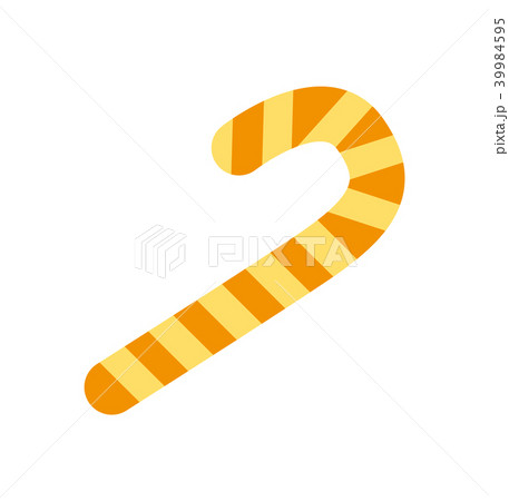 Christmas Yellow Candy on Vector Illustration 39984595