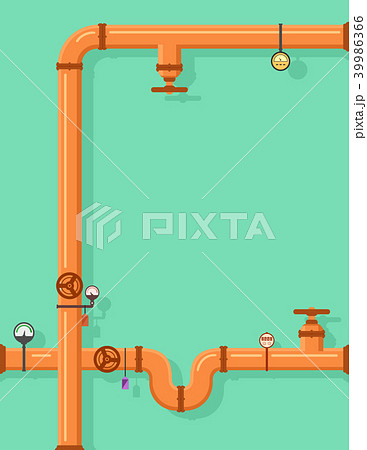 pipeline construction background with place for text 39986366