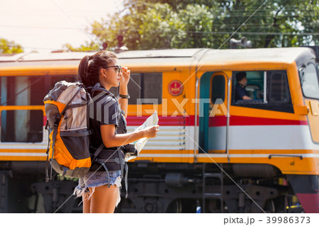 Young asian woman traveler Young asian woman traveler 39986373