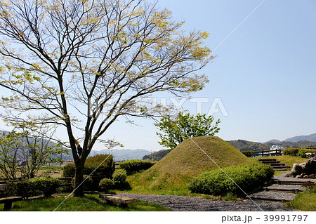 山口県下関市，田部盆地の植松古墳公園の3号墳（円墳） 39991797