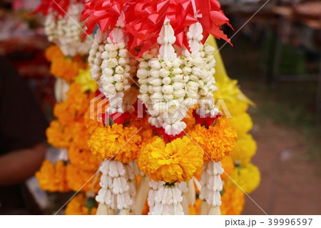 Jasmine garland in market Jasmine garland in market 39996597